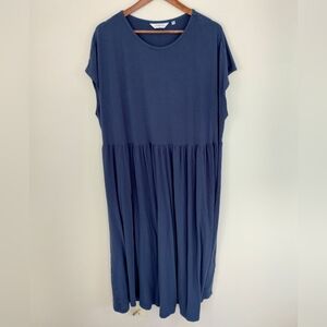 Lost in Layers Midi Dress Blue Size 3X
